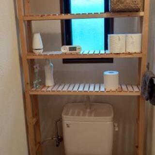新規受付停止【譲ります】イケア　IKEA　棚　トイレ収納