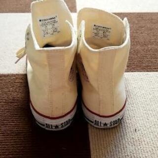 【値下げ】コンバース　CONVERSE　ハイカットスニーカー　24.5の画像