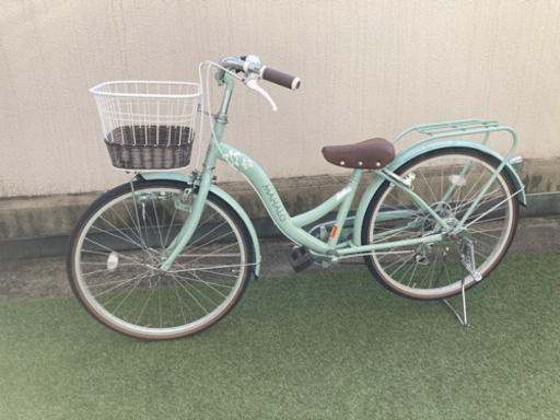 24インチ　ほぼ未使用自転車　小学高学年から