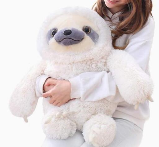 ぬいぐるみ なまけもの ヴェノダ 50cm 白い ナマケモノ 抱き枕 抱き枕