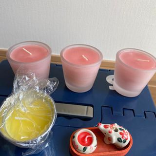 アロマ　キャンドル　お香たて