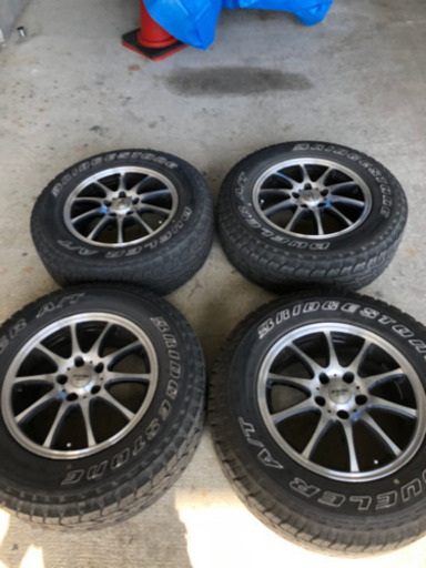 A/Tタイヤ付ホイール　4本　ブリヂストン　デューラーAT 直接手渡し