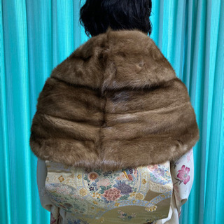 値下げしました！ミンク毛皮ショールの画像