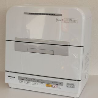 T578)Panasonic パナソニック NP-TM9-W 6人用 大型 食洗器 食器洗い機 乾燥機 食器容量40点 パワフルコース搭載 ホワイト 2016年製