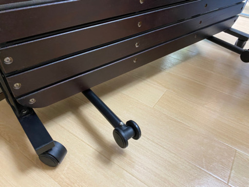 すのこ折畳みベッド