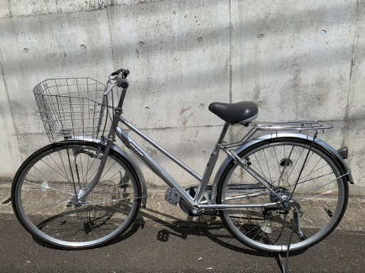 【引渡決定】パンクしない自転車 シティサイクル 27型 ノーパンク オートLED 2020.9末購入