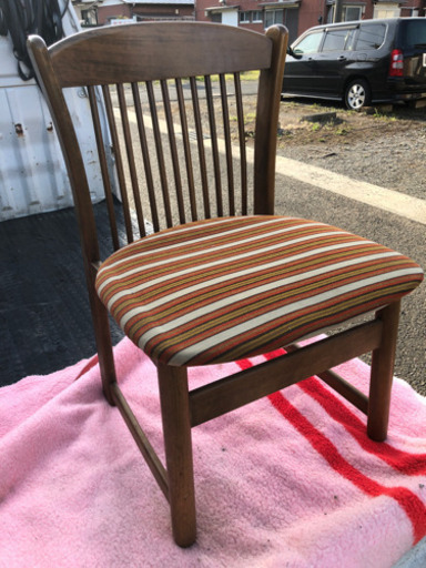 カリモク レトロ アンティークチェア 椅子