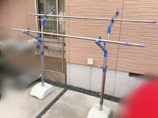 物干し台・物干し竿2本セット