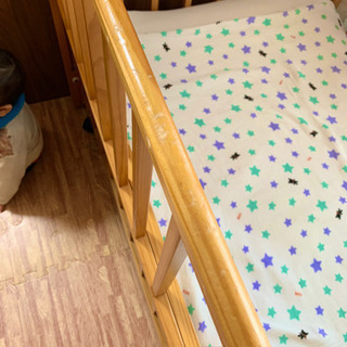 取引中★カトージ　ベビーベッド　レギュラーサイズ　ベビー布団追加可の画像