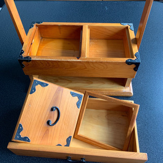 お茶席 盆 コレクション ケース 小物入れ アンティーク レア 貴重の画像