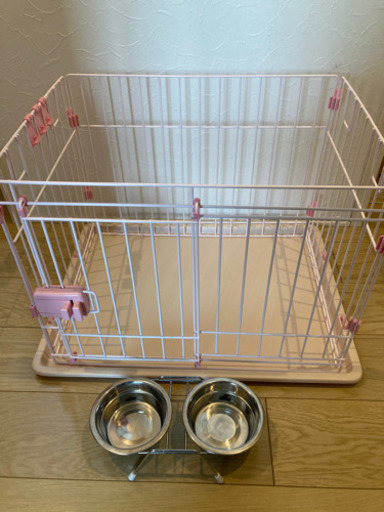 ペットゲージ、お水受皿セット★