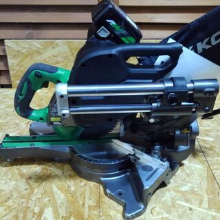 【店舗同時販売中】日立　C3606DRB　卓上スライドマルノコ　バッテリー付【店頭ご来店購入限定】の画像