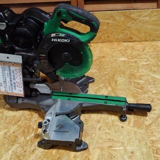 【店舗同時販売中】日立　C3606DRB　卓上スライドマルノコ　バッテリー付【店頭ご来店購入限定】の画像