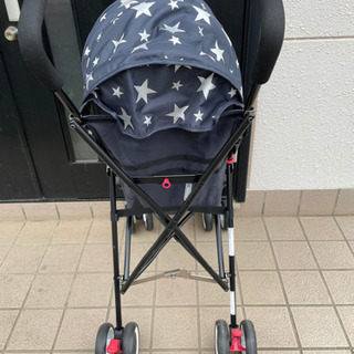 【美品】ベビーザらス限定 ベビーバギー ネイビースター