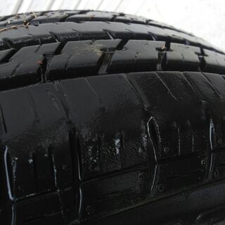 組み替えバランス出来ます ！ミニバン 6穴アルミホイール 15インチ 6.5JJ 215/65R15 96S ブリジストンB361タイヤ アルミ 1本 ニッサン エルグランド 等の画像