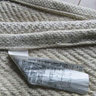 無印のインド綿手織ラグ／生成 １００×１４０ｃｍの画像