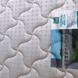 『商談中』セミダブルベッド、マットレス付きの画像