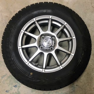 【バリ山】スタッドレスタイヤホイールセット　14インチの画像