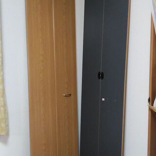 スライディングドア　木目調　棚板として