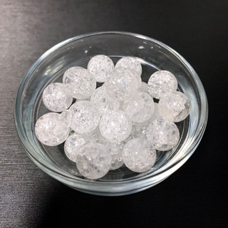 クラック水晶（爆裂水晶）（10mm玉）粒売りの画像