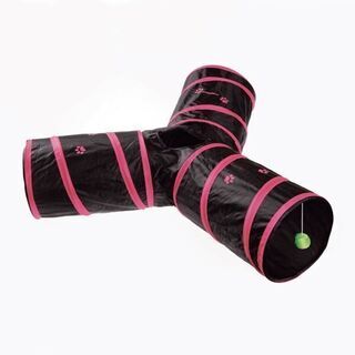 ドギーマンハヤシ キャティーマン ペット遊宅 みつまたプレイトンネル [猫用 おもちゃ]の画像