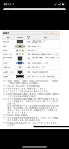 【32型】SHARP LED AQUOS 液晶テレビ※Fire stick付き