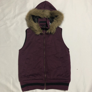 トミーヒルフィガー リバーシブルパーカーベスト レディース S