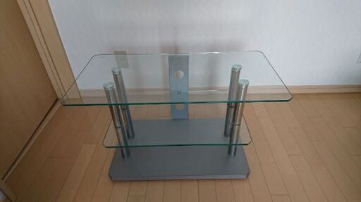 テレビ台 硝子