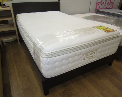 R065 NITORI 最高級 N-Sleep Premium Ⅲ 35cm マットレス、セミダブルベッド、幅120cm 美品