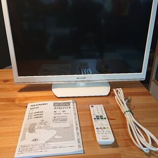 【美品】SHARP 2015年製 24型 液晶カラーテレビ AQ...