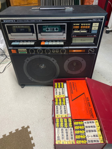 値下げ　サンヨー　8TRACK/DOUBLE CASSETTE DECK 値下げ
