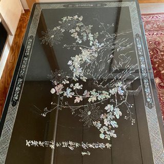 螺鈿ローテーブル