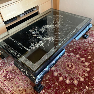 螺鈿ローテーブル