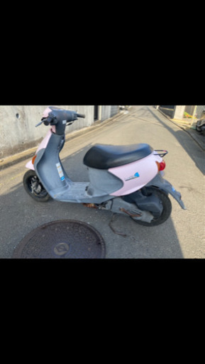 レッツ　４　ピンク　バイク　オートバイ