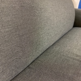 2人掛けソファー　グレーの画像