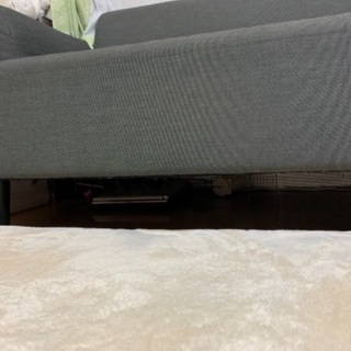 2人掛けソファー　グレーの画像