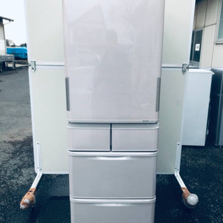 424L‼️1761番 シャープ✨ノンフロン冷凍冷蔵庫✨SJ-PW42W-N‼️