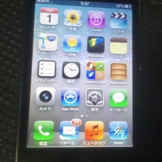【国内初代iPhoneのiPhone3、32G、黒、可動品】ミュ...