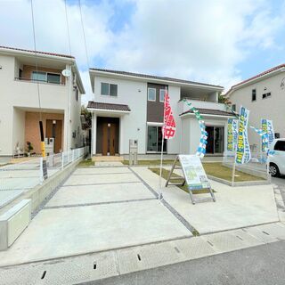 南城市玉城字前川。【5号棟】残り2棟！駐車並列2台・庭付き・南西...
