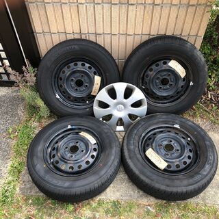軽自動車用（ワゴンR純正）鉄ホイール＆ほぼ新品夏タイヤ（YOKO...