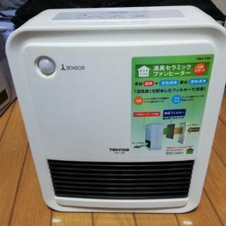 TEKNOS 人感センサー付セラミックファンヒーターの画像