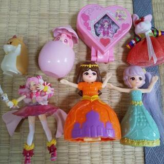 プリキュアカバン&フィギュア&りかちゃんおもちゃの画像