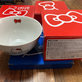 限定 ハローキティ キティ LAWSON ローソン 皿 プレート ボウル 深皿の画像