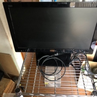 日立　22型テレビ　リモコン付き
