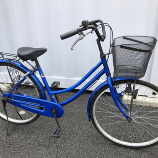 No.185【ノーマルライト,変速なし】★激安★ 中古自転車 ママチャリ  26インチ 軽整備済み 安い 防犯登録 藤沢 横浜 神奈川の画像