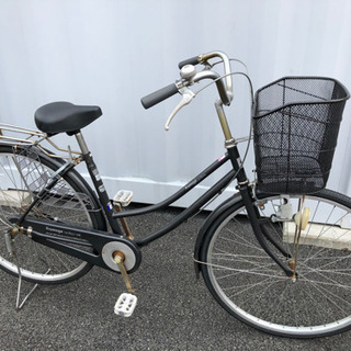 No.186【ノーマルライト,変速なし】★激安★ 中古自転車 ママチャリ  27インチ 軽整備済み 安い 防犯登録 藤沢 横浜 神奈川の画像
