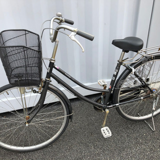No.186【ノーマルライト,変速なし】★激安★ 中古自転車 ママチャリ  27インチ 軽整備済み 安い 防犯登録 藤沢 横浜 神奈川の画像