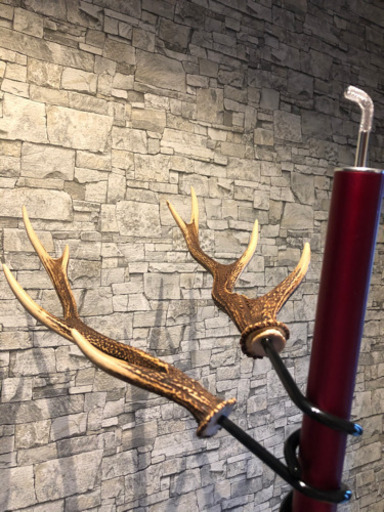 鹿の角ランタンハンガー 2本セット