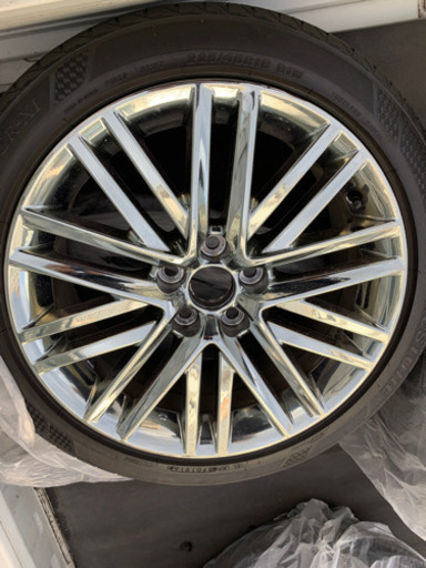 210系クラウンアスリート純正18インチタイヤホイールセット