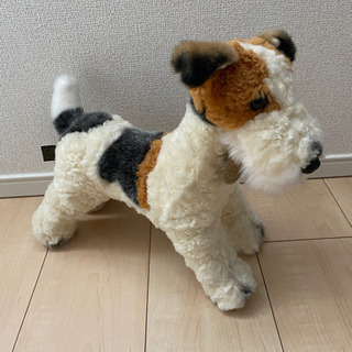 犬のぬいぐるみ　ワイヤーフォックステリア